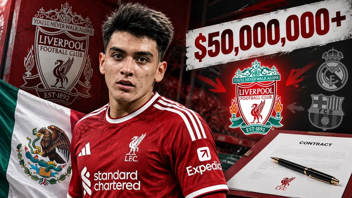 Liverpool make over $50 million bid for 17-year-old Hilberto Mora
