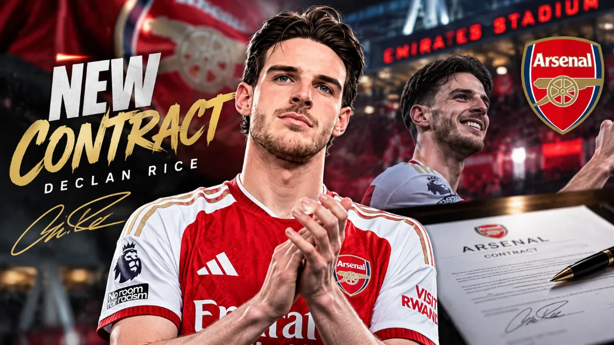 Declan Rice ready to sign new Arsenal contract worth £350,000 a week