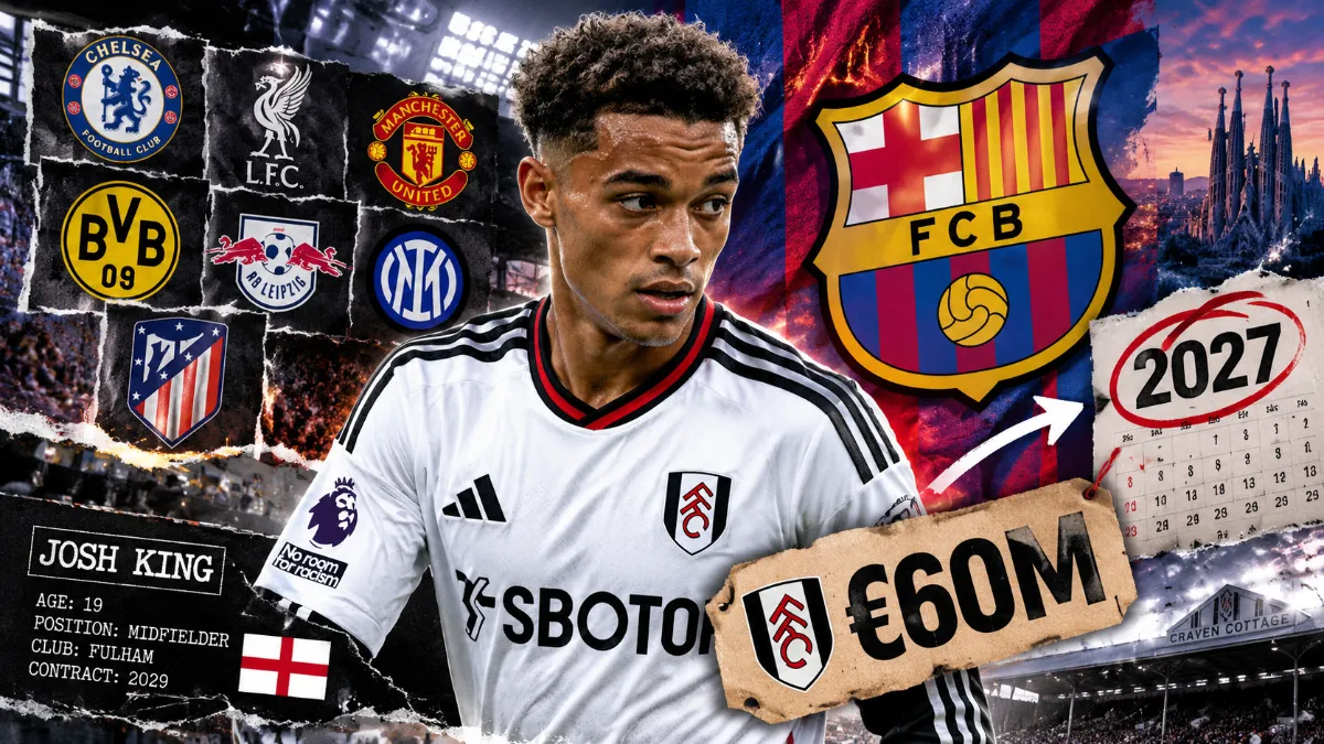 Barcelona target Josh King from Fulham