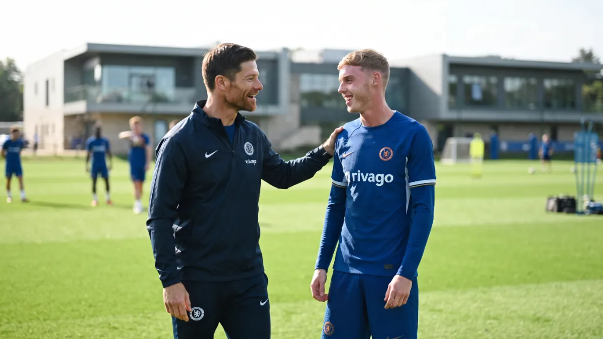 Xabi Alonso reacts to Cole Palmer's new long-term contract with Chelsea