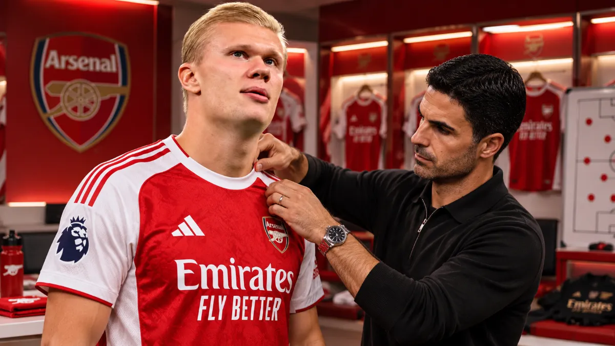 Mikel Arteta comments on Erling Haaland transfer to Arsenal