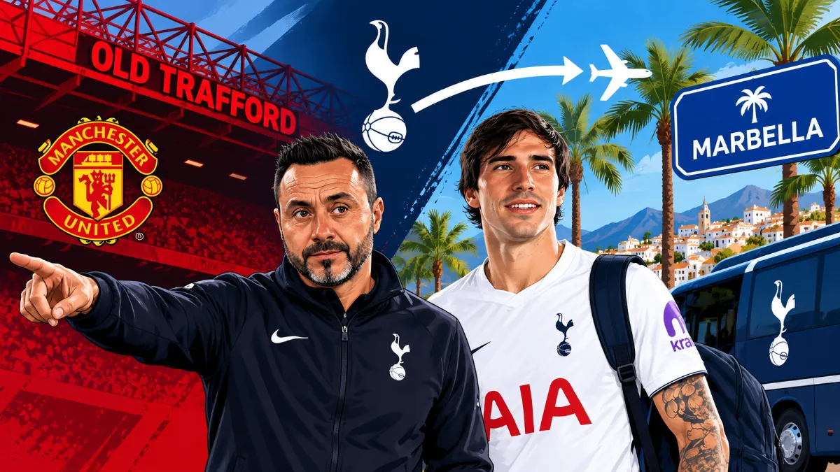 Tottenham head for urgent training camp in Spain after Manchester United match