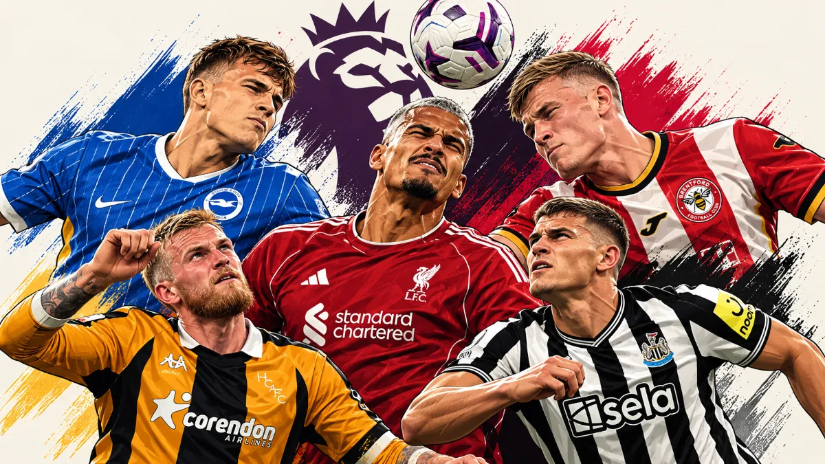 Players in the Premier League have won the most aerial duels at the start of the 2026/27 season