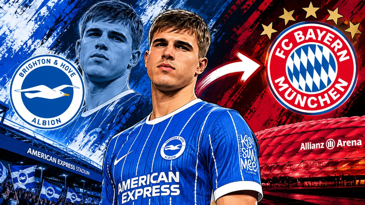 Bayern Munich reignites interest in Brighton defender Luka Vuskovic