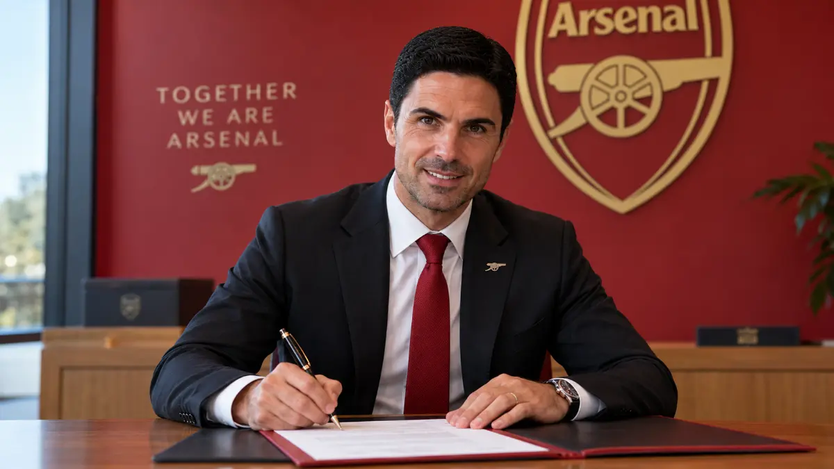 Mikel Arteta expresses delight at extending contract with Arsenal