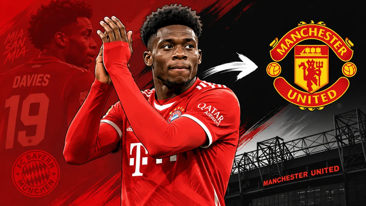 Manchester United make Alphonso Davies a top transfer target