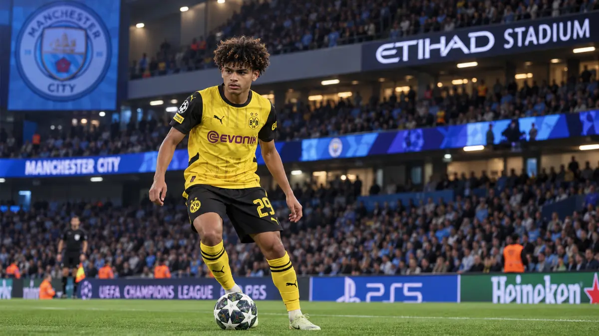 Manchester City attempted to sign 17-year-old talent Mathis Albert from Borussia Dortmund