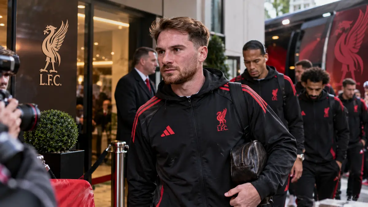 Why Alexis Mac Allister was missing from Liverpool's hotel before the match against Manchester City
