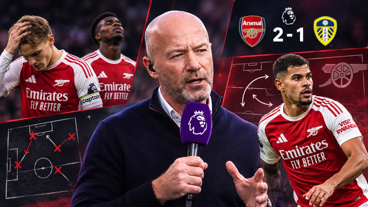 Shirer criticises Arsenal even after victory over Leeds