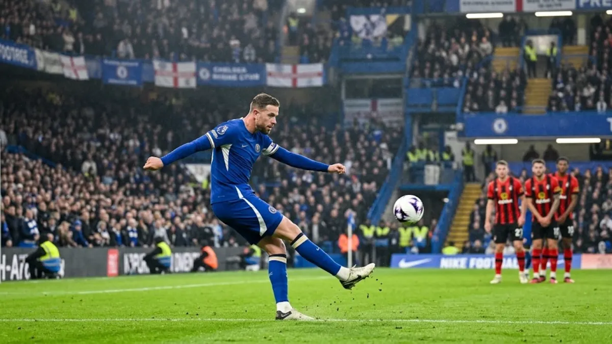 Jordan Henderson dazzles with stunning free-kick in Chelsea's win over Bournemouth