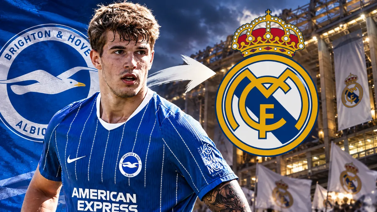 Real target Brighton's Luka Vuskovic as part of defensive overhaul
