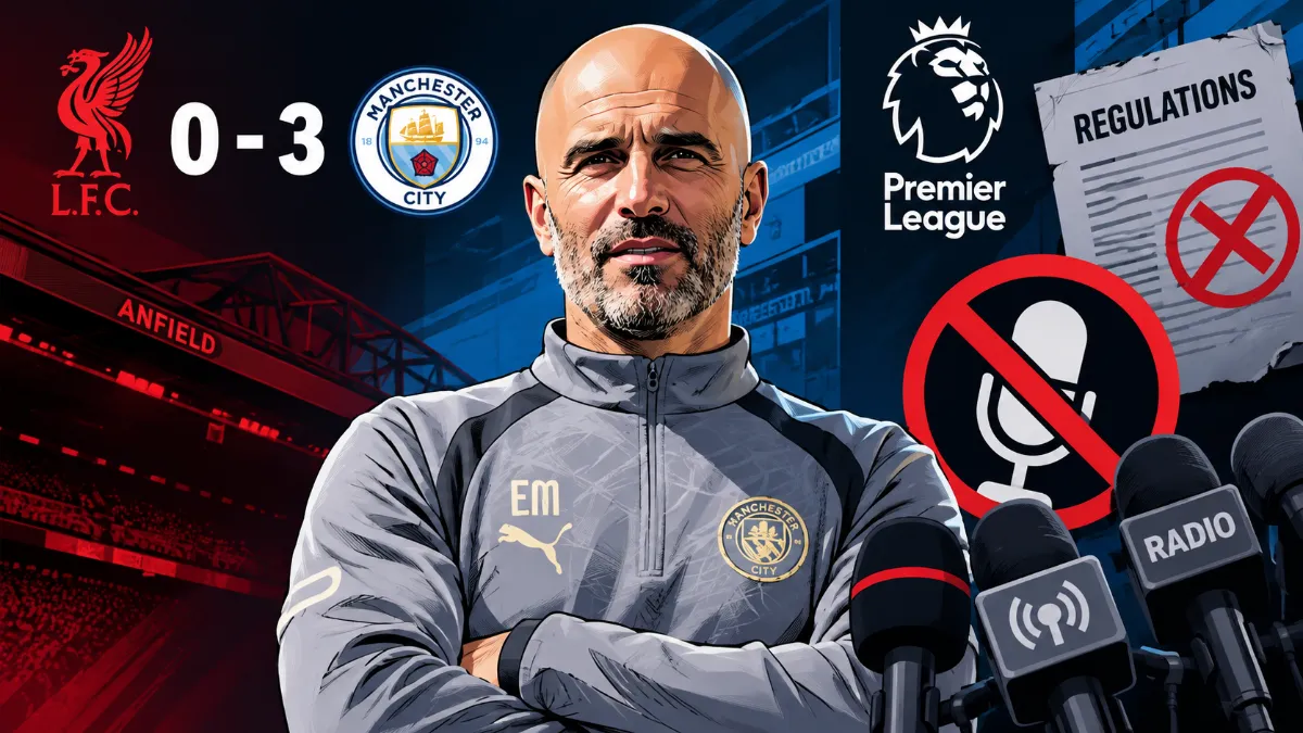 Enzo Mareska in hot water following Manchester City's win at Anfield