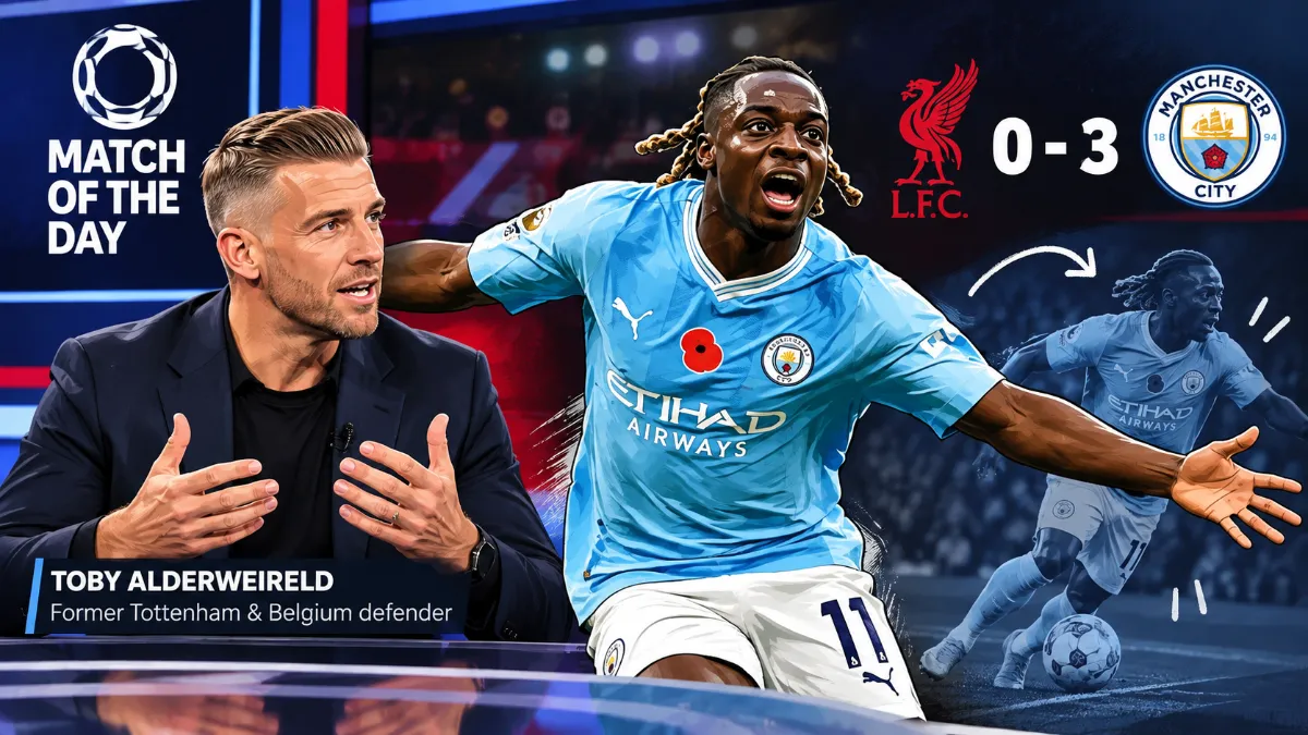 Alderweireld and Rooney praise Doku's performance in victory over Liverpool