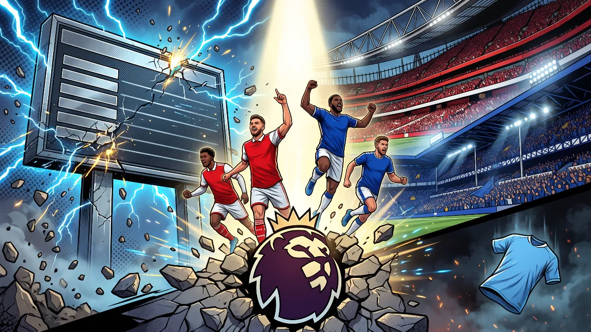 What the Premier League table would look like if Manchester City were excluded