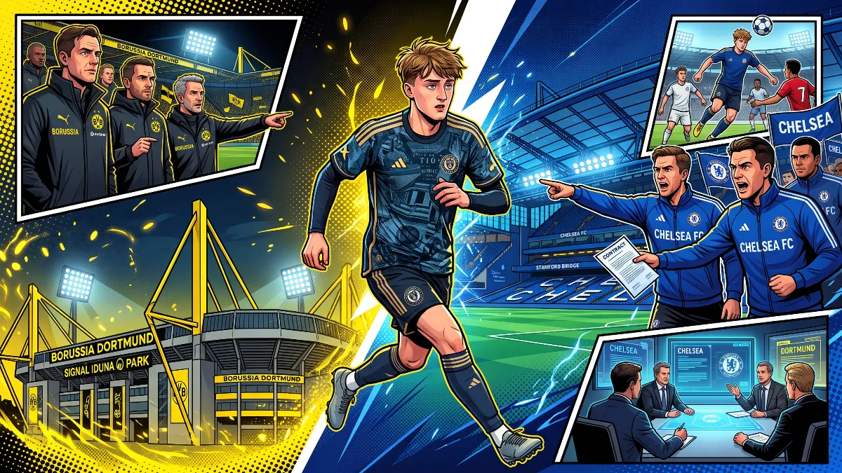 Borussia Dortmund faces competition from Chelsea for 17-year-old Malik Yakupovich