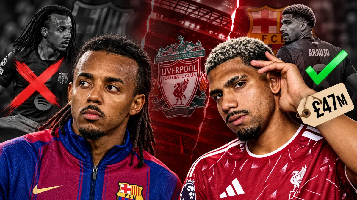Liverpool may pull out of Kounde transfer due to Araujo