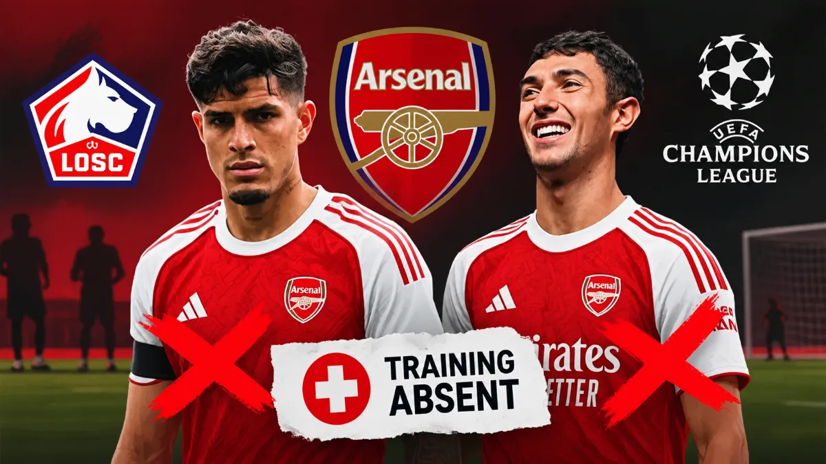 Arsenal may lose two players before match with Lille