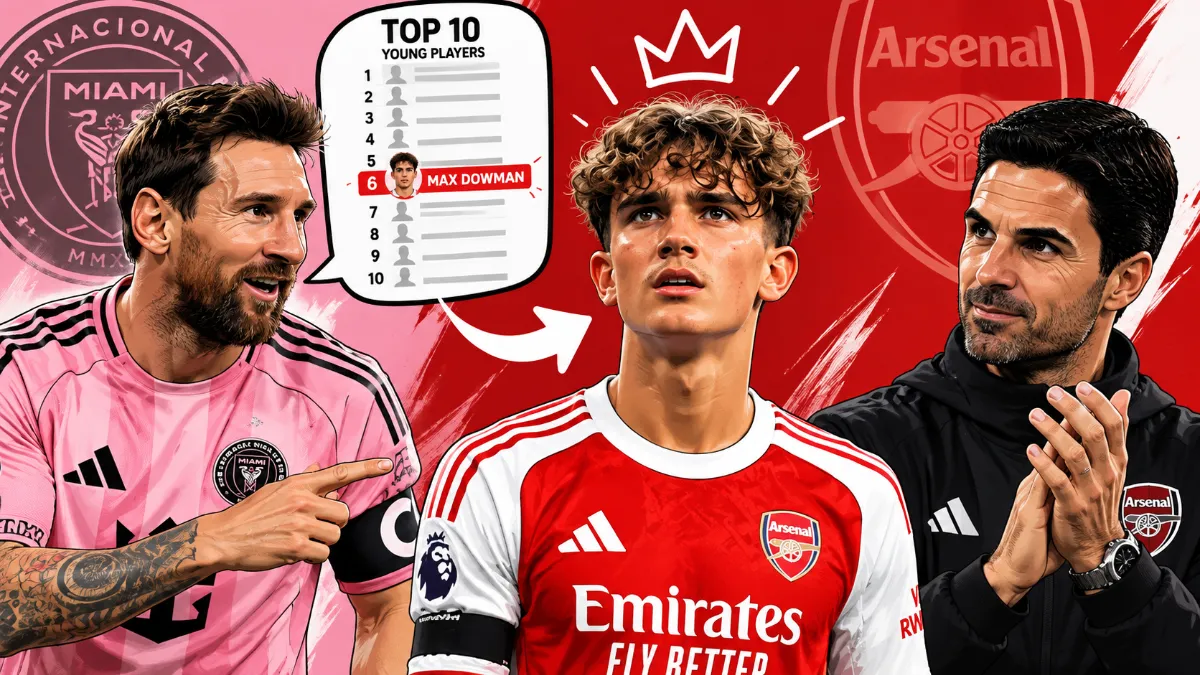 Mikel Arteta reacts to Lionel Messi's praise for Max Downman
