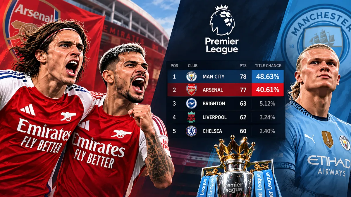 Opta supercomputer predicts the winner of the Premier League title race