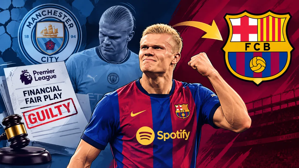Erling Haaland is keen on a transfer to Barcelona