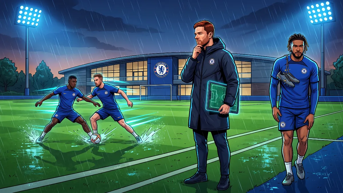Reece James misses Chelsea training due to knee injury: Xabi Alonso assessing captain week by week