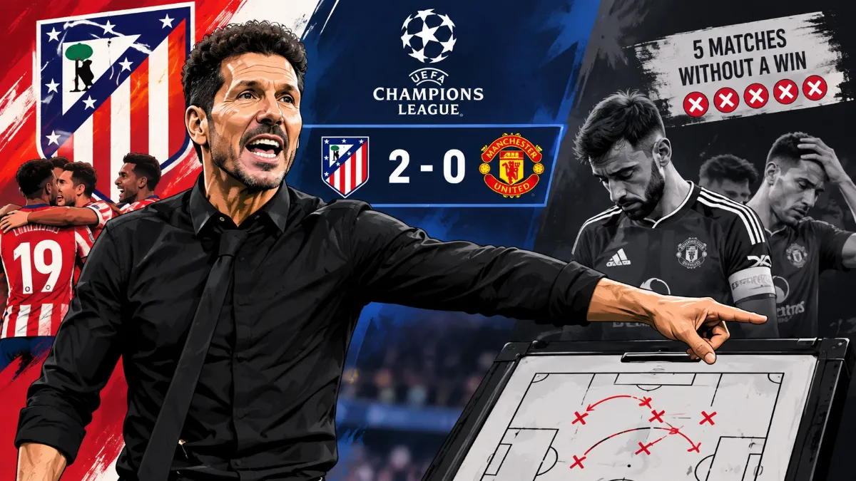 Diego Simeone reveals tactical secret behind Atletico's win over Manchester United