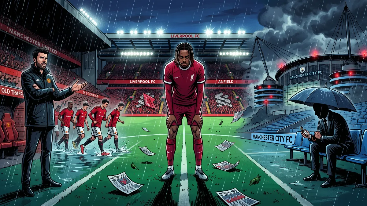 Six weeks into the season: Liverpool's creative void, slumbering Manchester United and the silence around Man City