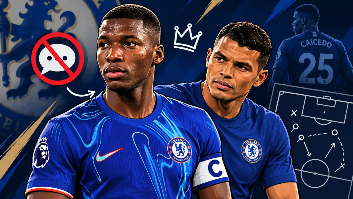 Moisés Caicedo opens up about his captaincy role at Chelsea and the influence of Thiago Silva