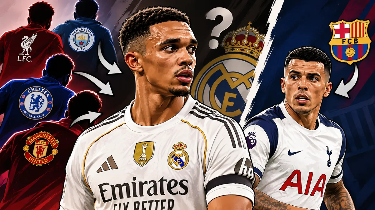 Trent loses out in competition at Real: club turns attention to Tottenham defender