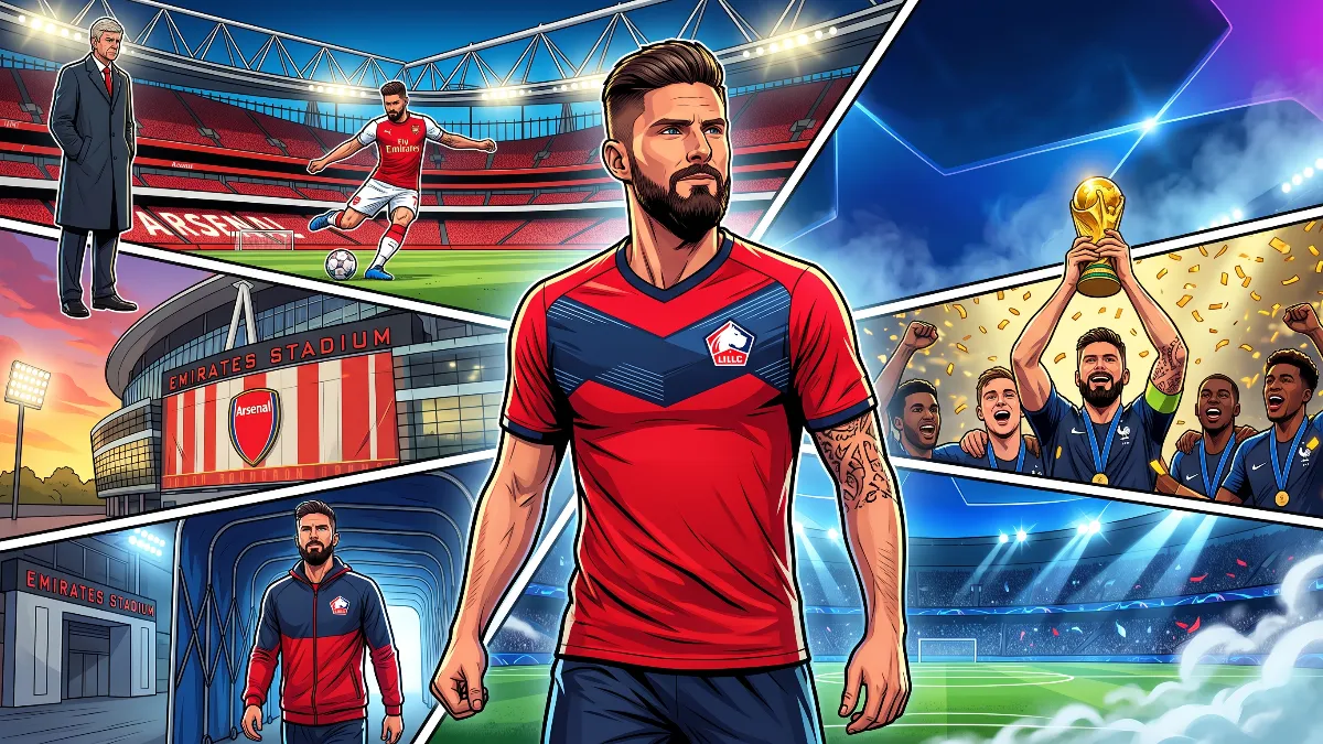 Olivier Giroud reflects on leaving Arsenal for Chelsea