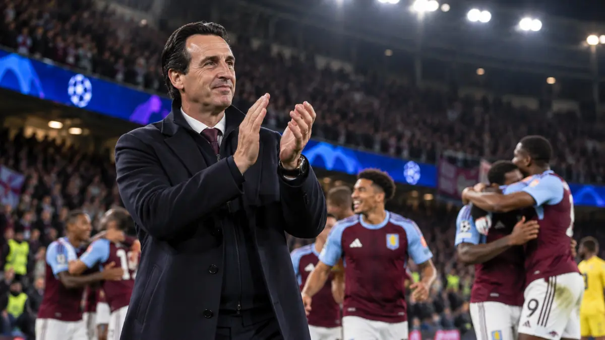 Unai Emery pleased with Aston Villa's first home win