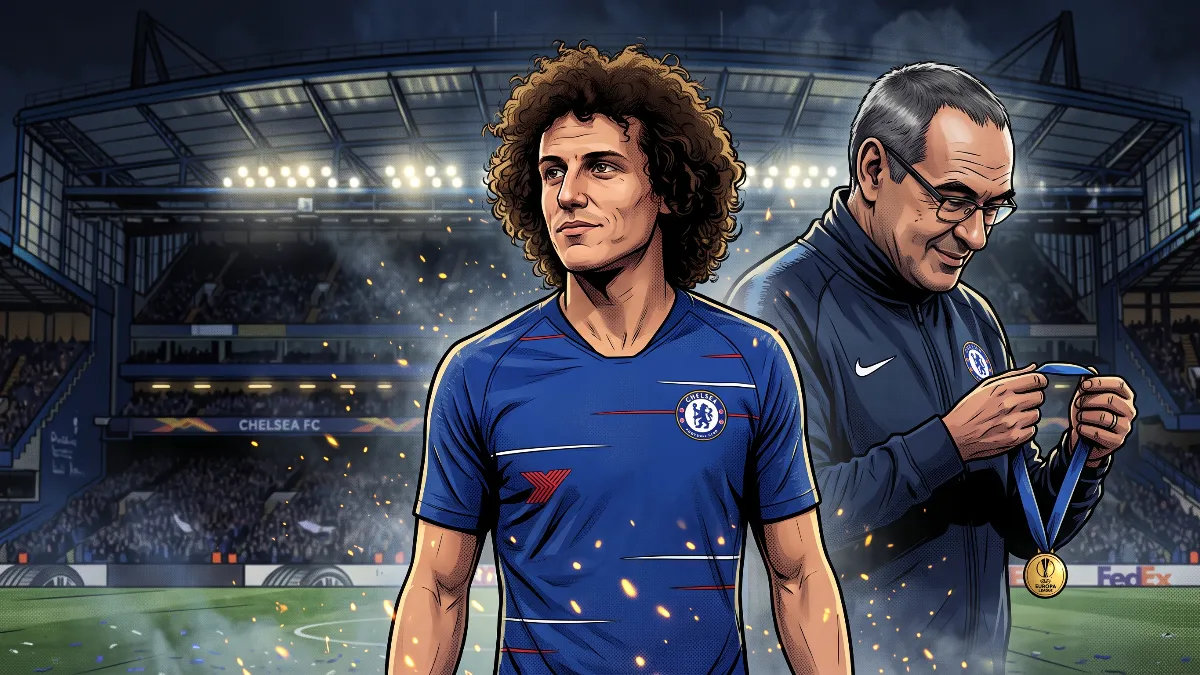 David Luiz reflects on Maurizio Sarri's departure from Chelsea