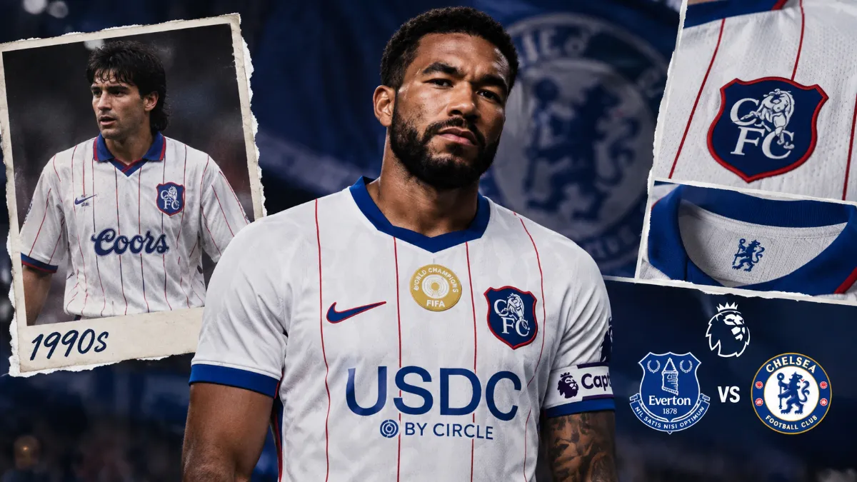 Chelsea to debut new kit inspired by 1992/93 season against Everton