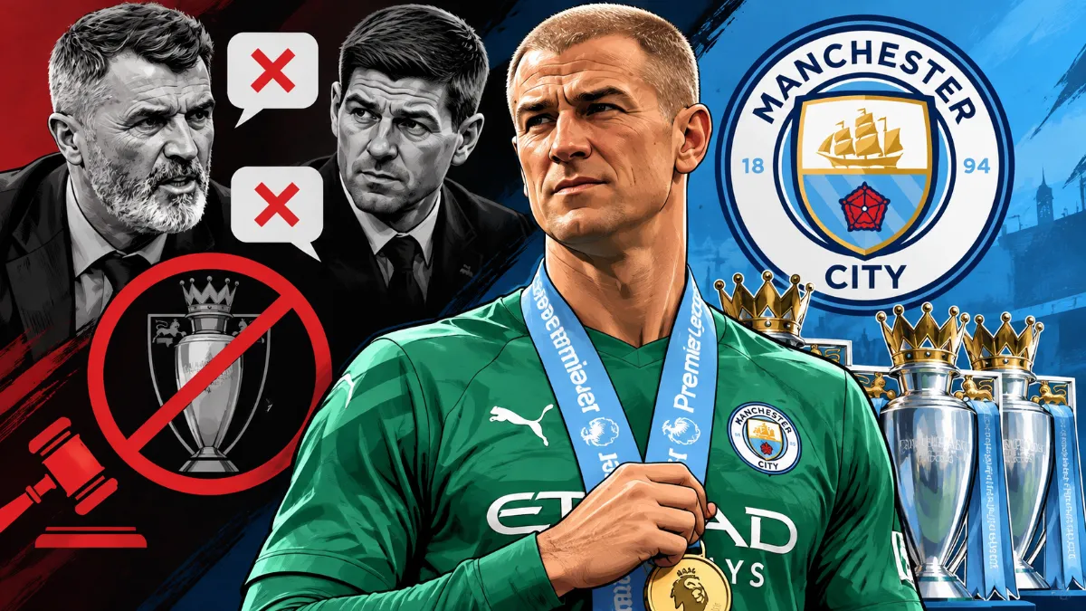 Joe Hart hits back at Roy Keane's call to throw away Manchester City medals
