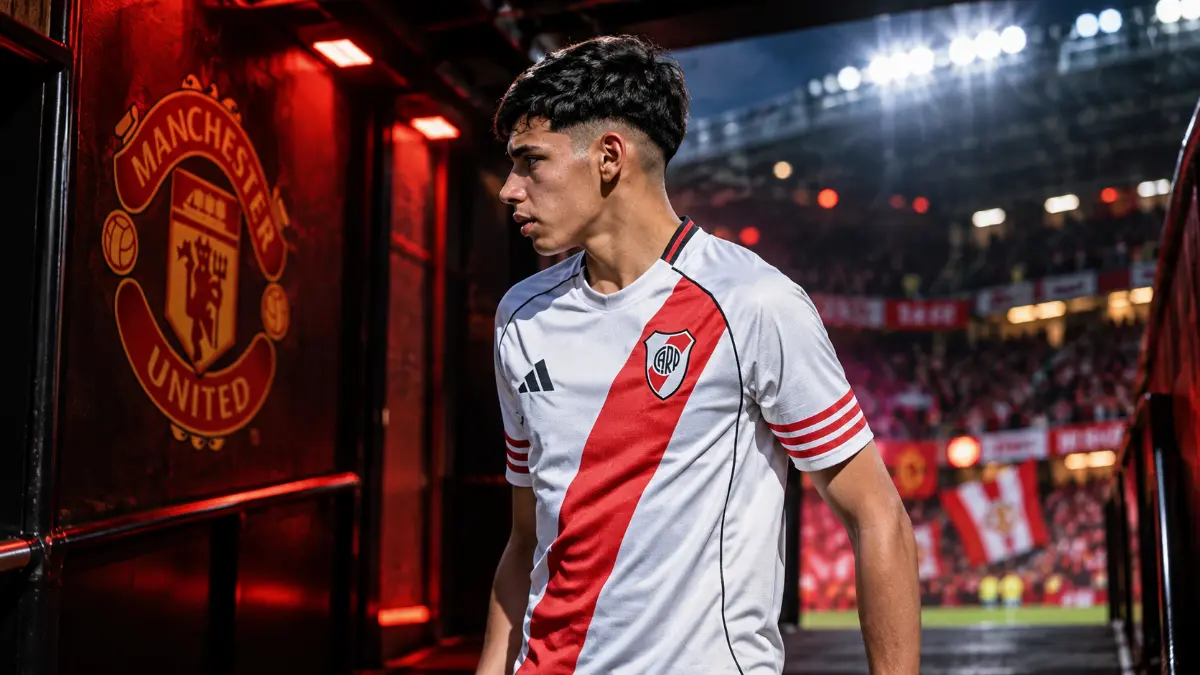 Manchester United increase interest in 15-year-old River Plate talent
