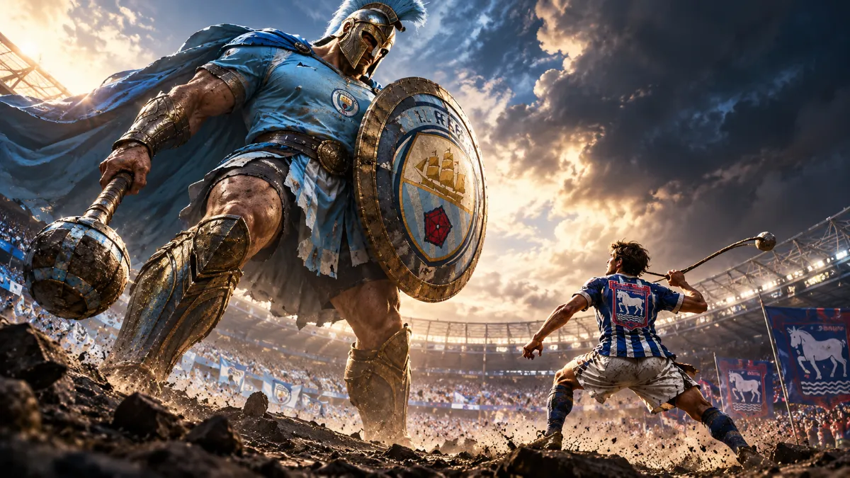 David against Goliath: Manchester City take on Ipswich