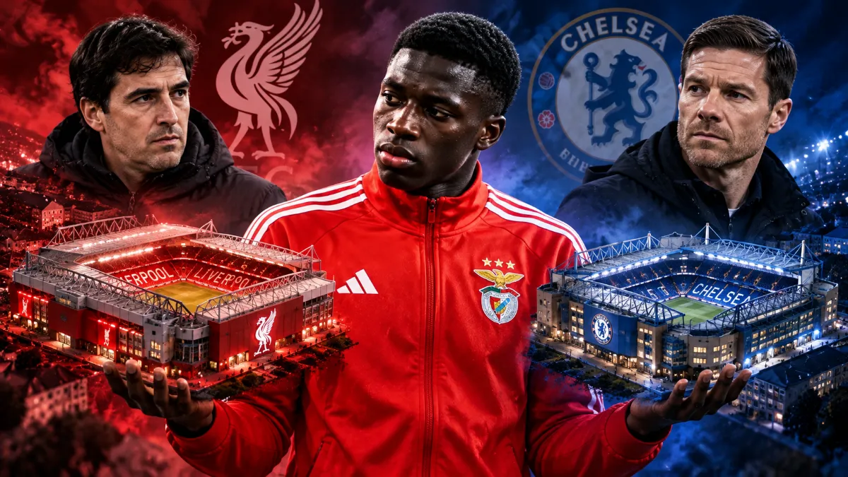 Chelsea and Liverpool are vying for 18-year-old Daniel Bandjaki