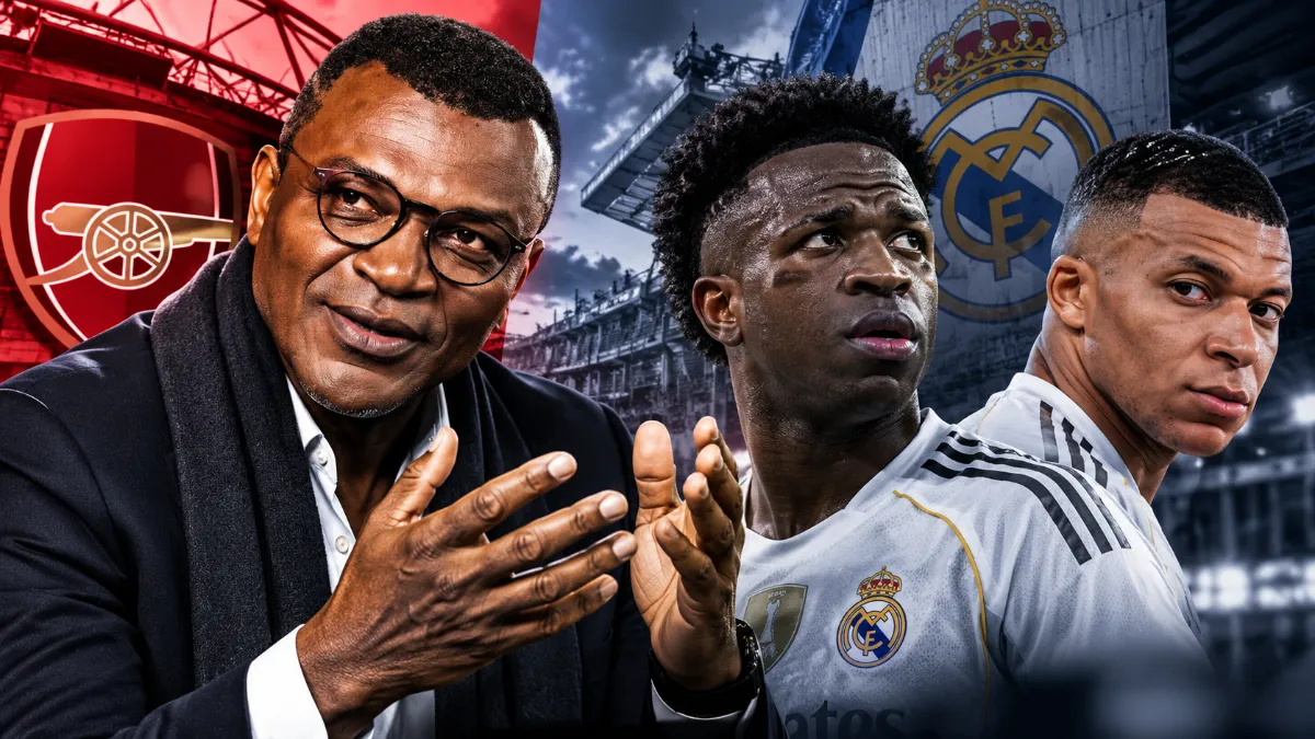 Marcel Desailly says Real Madrid should have sold Vinicius to Arsenal last summer