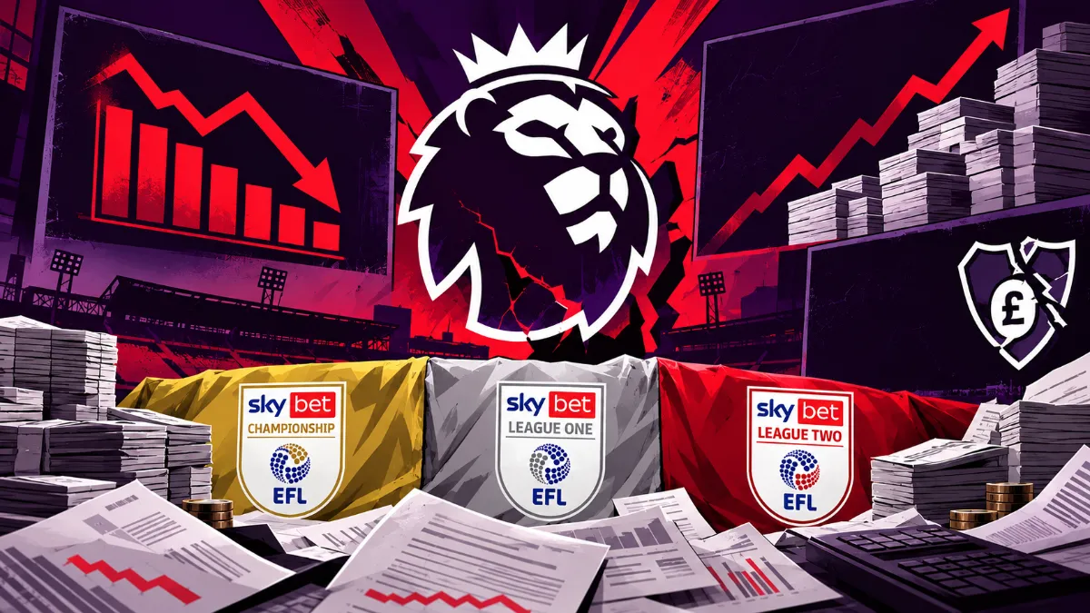English football is in a financial crisis as 94% of clubs suffer huge losses
