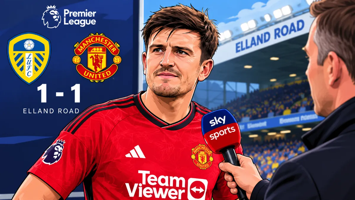 Harry Maguire names main mistake of his team in match against Leeds