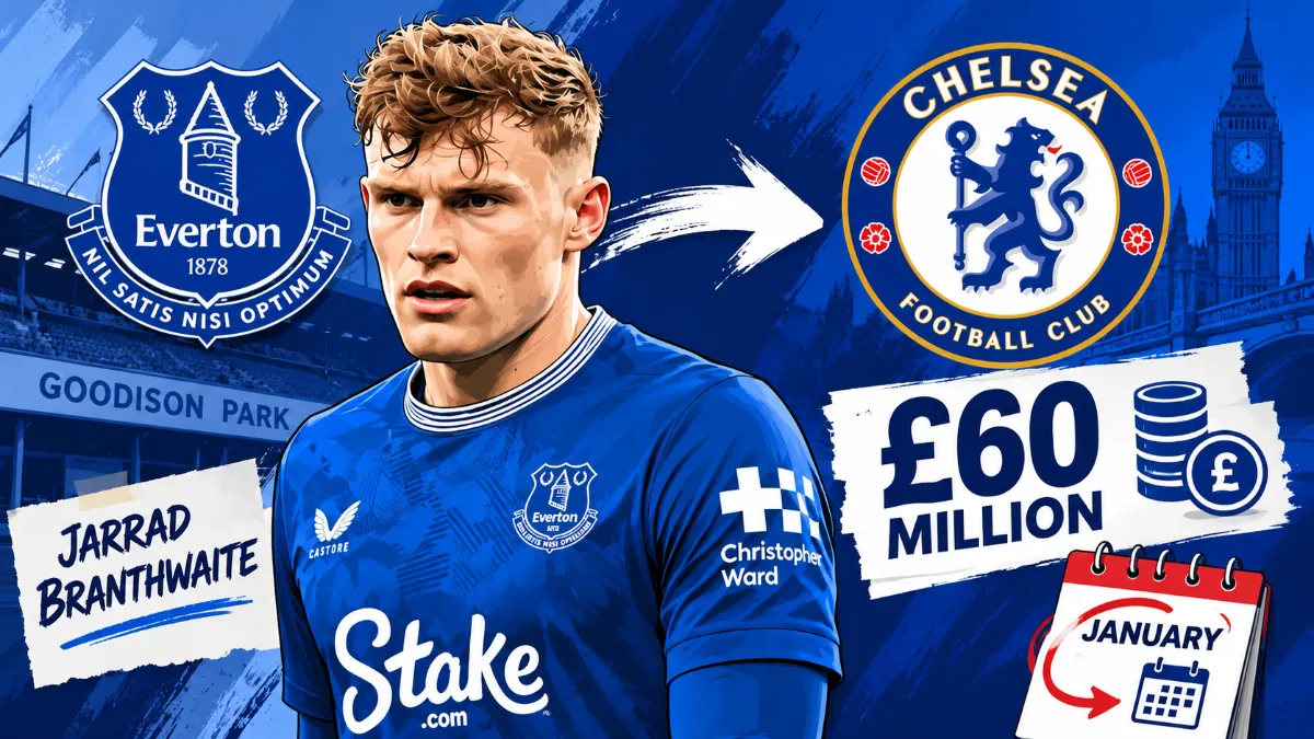 Chelsea prepare £60 million bid for Everton defender Jarrod Branthwaite
