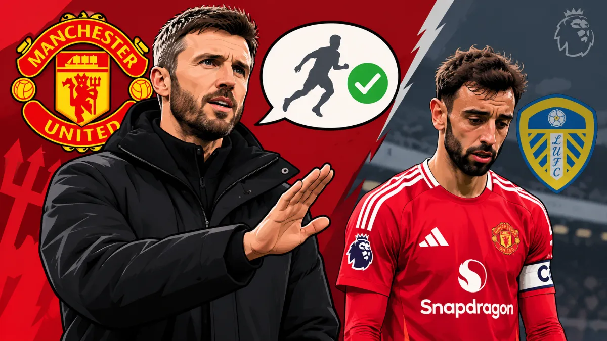Michael Carrick speaks out on Bruno Fernandes' dip in form
