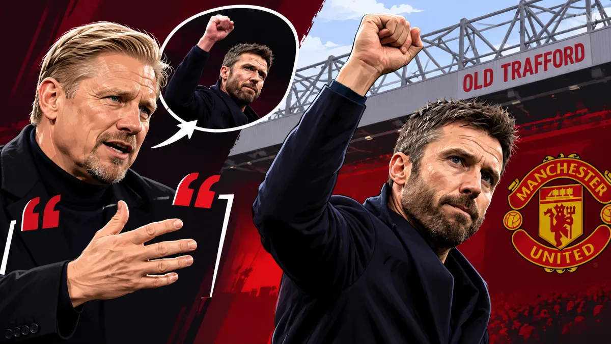 Peter Schmeichel believes Manchester United will not sack Michael Carrick