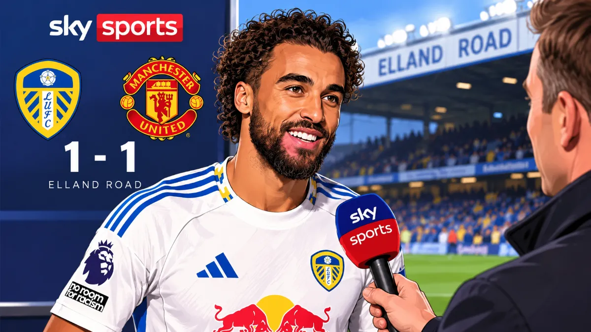 Dominic Calvert-Lewin: Leeds were unlucky not to beat Manchester United