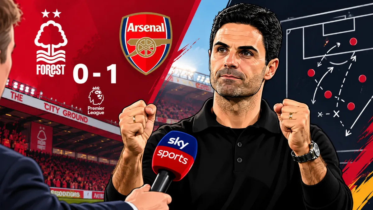 Mikel Arteta comments on Arsenal's victory over Nottingham Forest