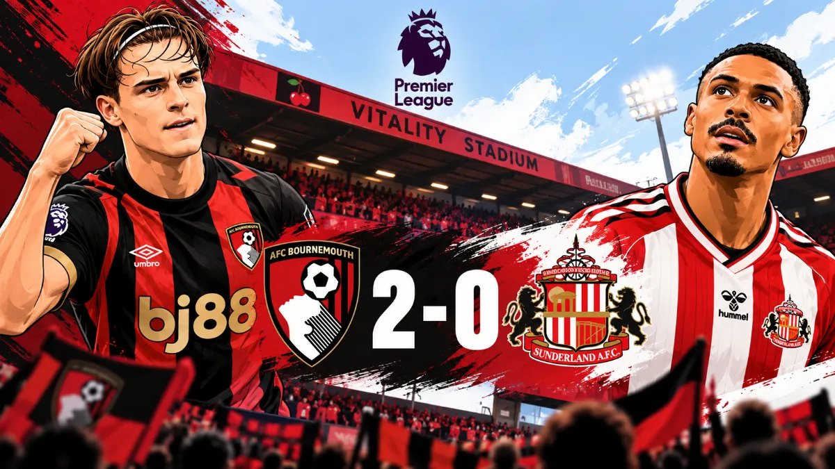 Bournemouth beat Sunderland with goals from Tavernier and Evanilson