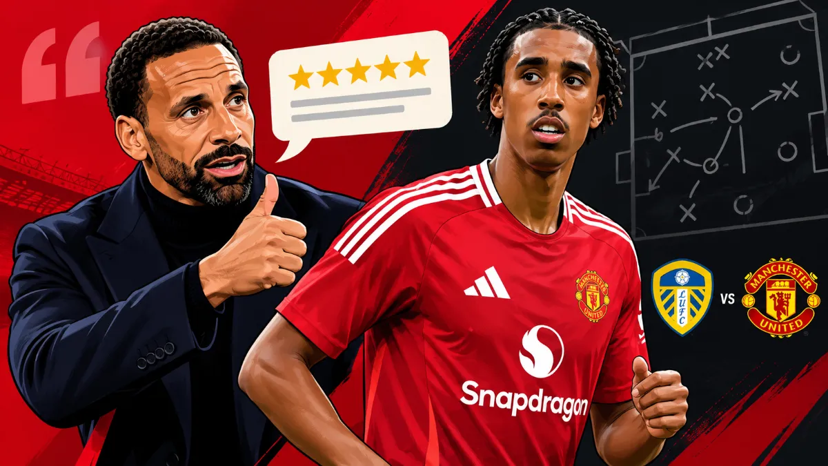 Rio Ferdinand: Leni Yoro should start every match for Manchester United