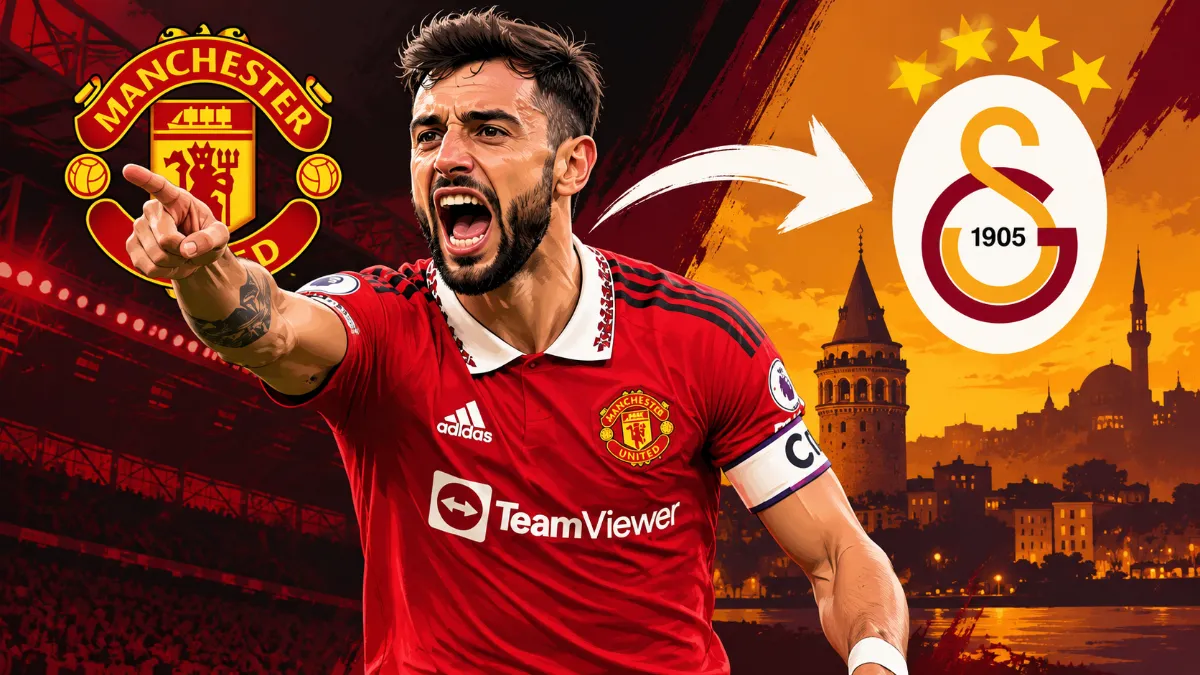 Galatasaray target Bruno Fernandes from Manchester United