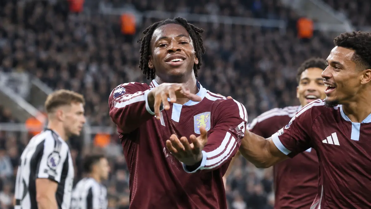 Barcelona and Bayern are interested in Aston Villa midfielder Johan Manzambi