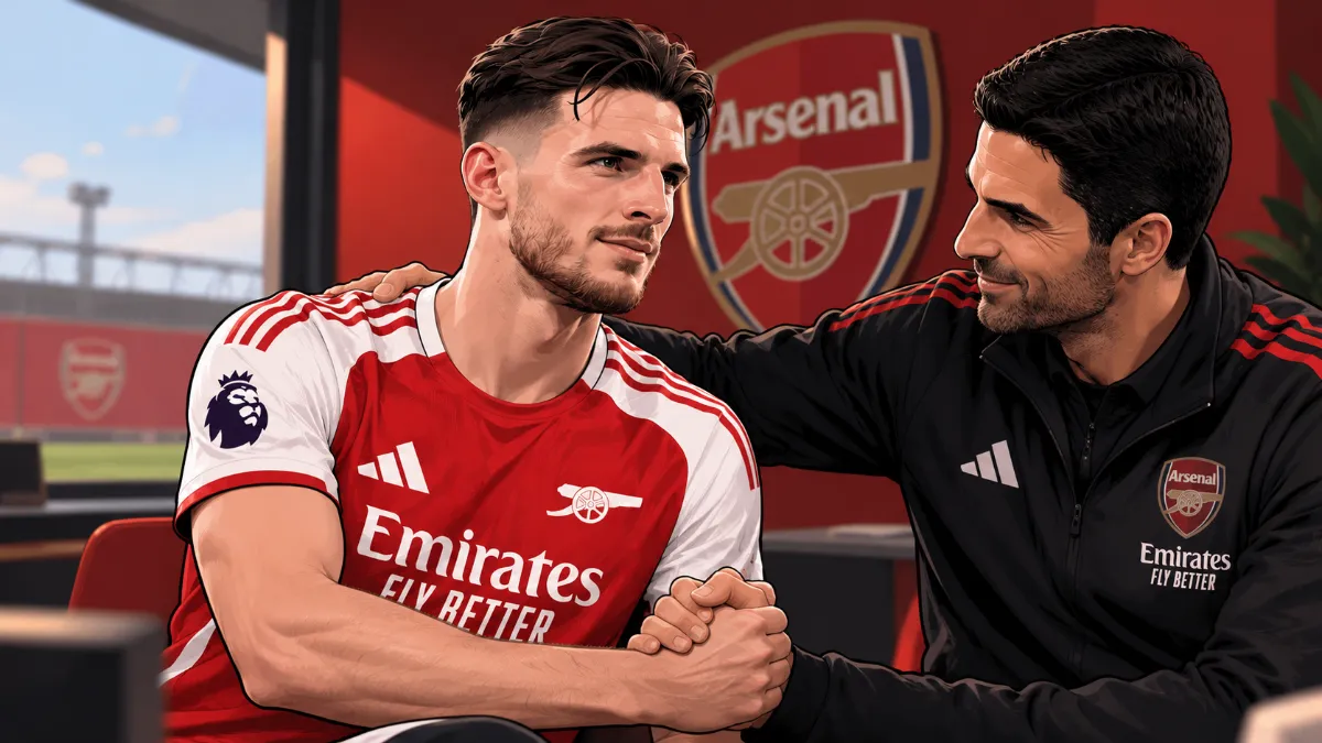 Arsenal close to extending Declan Rice's contract